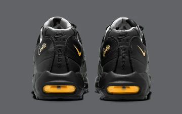 Corteiz x Nike Air Max 95 Black Tour Yellow hinten
