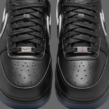 A Ma Maniére x Nike Air Force 1 Low Black Front Details