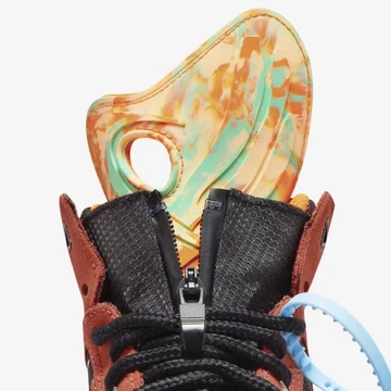 Off White Nike Air Terra Forma Mantra Orange Detail Zunge