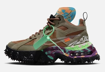 Off White Nike Air Terra Forma Archaeo Brown Außenseite