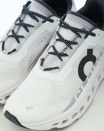 On Running Cloudmonster Undyed White Detail