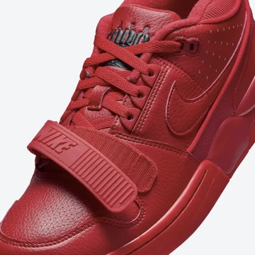 Billie Eilish Nike Air Alpha Force 88 Fire Red Detail Zunge
