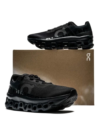 On Running Cloudmonster All Black - mit Karton