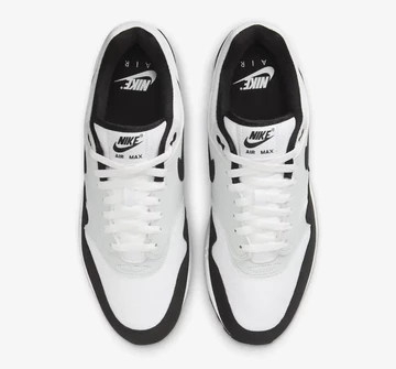 Air Max 1 Black Pure Platinum von oben