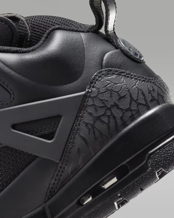 Air Jordan Spizike GS Triple Black Detail Ferse