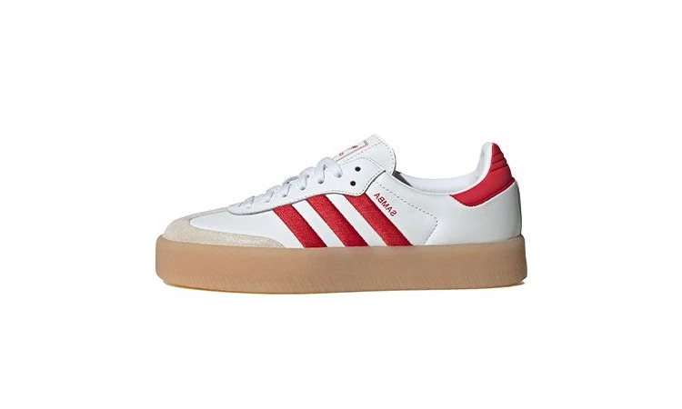 adidas Sambae White Better Scarlet