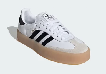 adidas Sambae White Black seitlich von Vorne