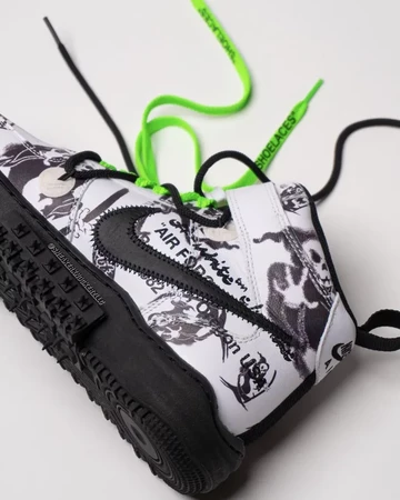 Off-White Nike Air Force 1 Grim Reaper Leak Detail