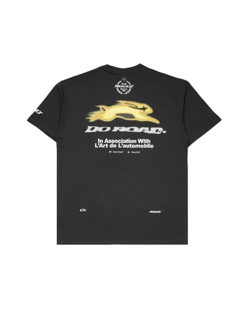 Das schwarze T-Shirt der NOCTA Nike L’Art de L’Automobile Kollektion von hinten