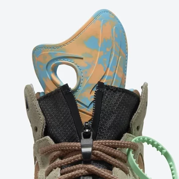 Off White Nike Air Terra Forma Archaeo Brown Detail Zunge