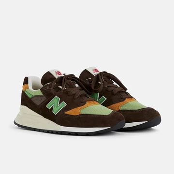 New Balance 998 Brown Green Paar