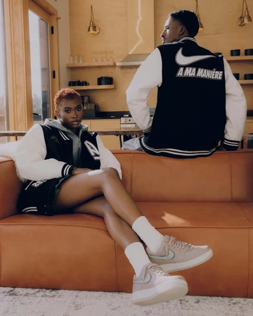 A Ma Maniére x Nike Air Force 1 While You Were Sleeping Mood getragen