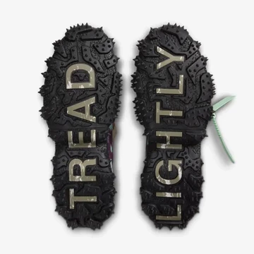 Off White Nike Air Terra Forma Archaeo Brown Sohle von Oben