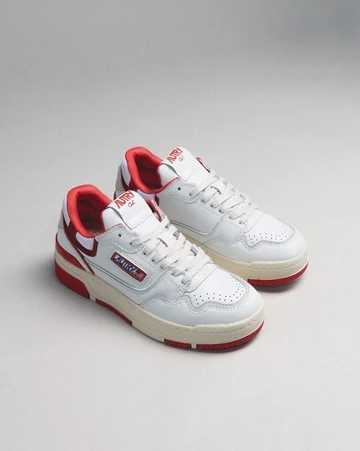 Autry CLC White Red