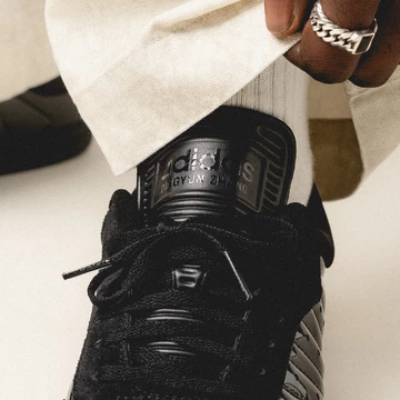 Dingyun Zhang adidas Samba Core Black IE3176 Mood Detail Laces