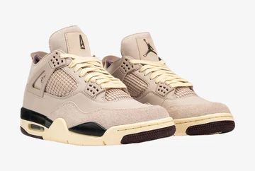 A Ma Maniére x Air Jordan 4 While You Were Sleeping Paar seitlich