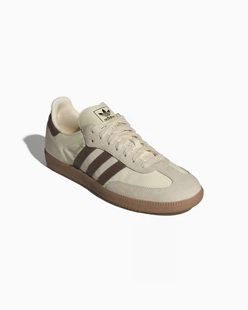 adidas Samba Olympic Pack 'Cream White' von schräg vorne