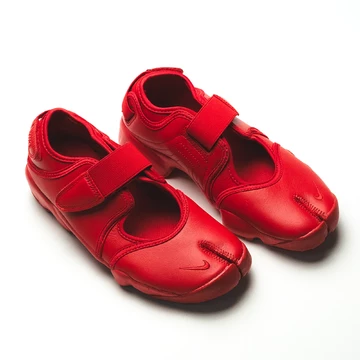 Nike Air Rift Fire Red Paar von oben