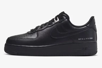 ALYX Nike Air Force 1 Low Black Seite außen