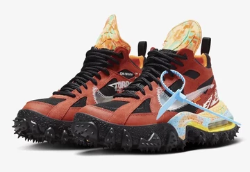 Off White Nike Air Terra Forma Mantra Orange Paar