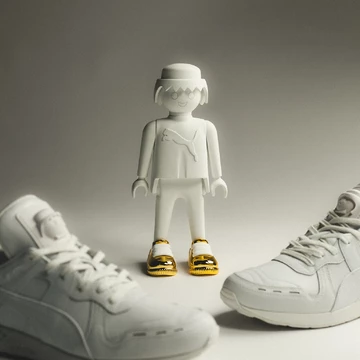 Playmobil Puma RS-100 mit Playmobil Figur