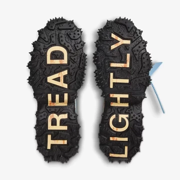 Off White Nike Air Terra Forma Mantra Orange Sohle von Oben