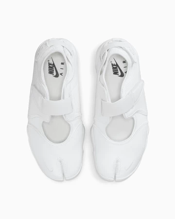 Nike Air Rift White Paar von oben