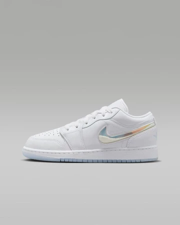 Jordan 1 Low GS Glitter Swoosh - Außen