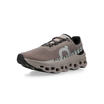 On Running Cloudmonster Cinder Fog schräg frontal