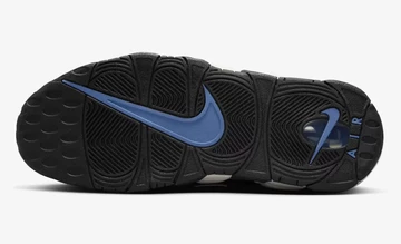 Nike Air More Uptempo Black Star Blue Sohle