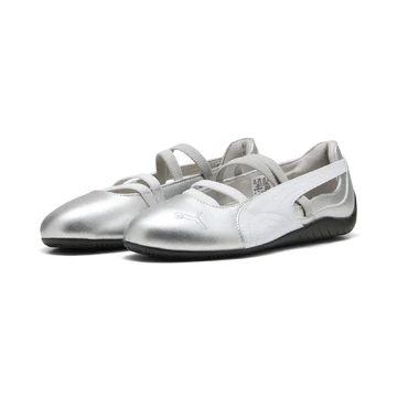 Puma Speedcat Ballet Metallic Silver schräg