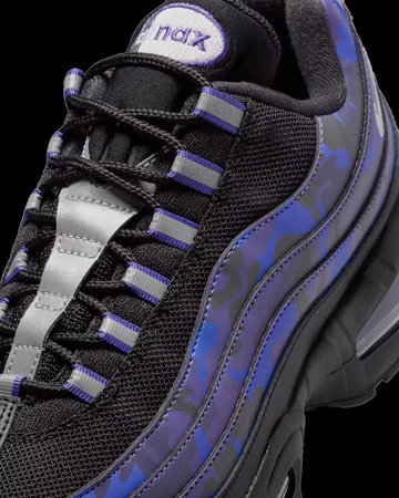 Nike Air Max 95 OG Court Purple Upper Details