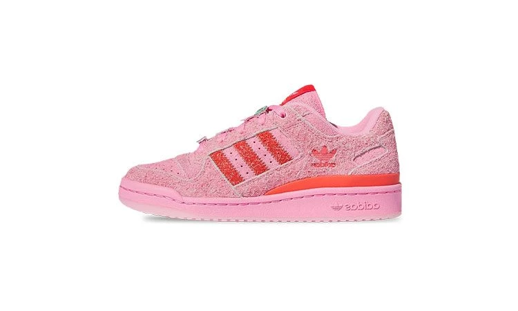 The Grinch adidas Forum Low Pink ID8895 Dead Stock