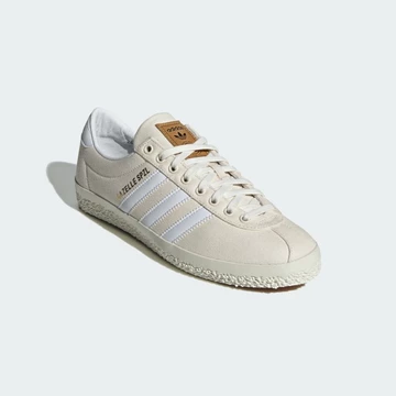 adidas Gazelle SPZL Chalk White seitlich von Vorne