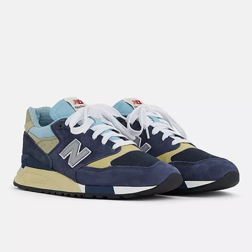 New Balance 998 Chrome Blue schräg frontal