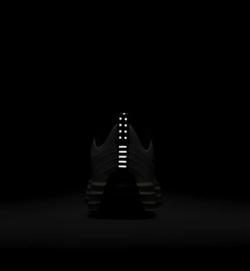 Nike Lunar Roam White Silver Protektor von hinten