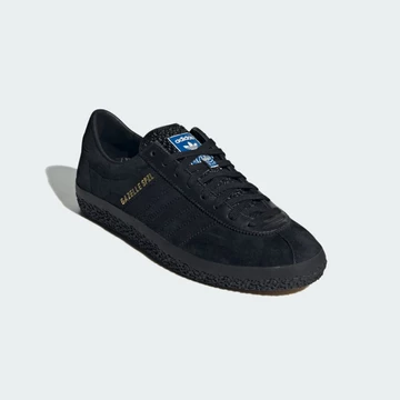 adidas Gazelle SPZL Core Black seitlich von Vorne