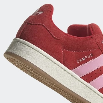 adidas Campus 00s Red Pink Detail Ferse