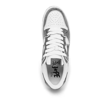 A Bathing Ape BAPE SK8 Sta Black Snakeskin von oben