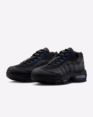 Nike Air Max 95 Big Bubble Black Game Royal Paar Profil