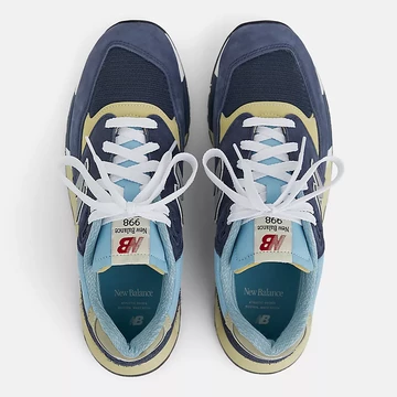 New Balance 998 Chrome Blue von oben