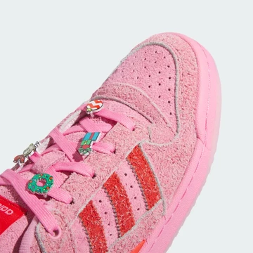 The Grinch adidas Forum Low Pink Toebox