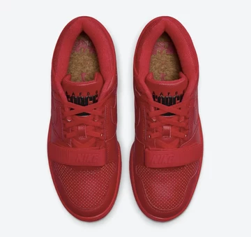 Billie Eilish Nike Air Alpha Force 88 Fire Red von Oben