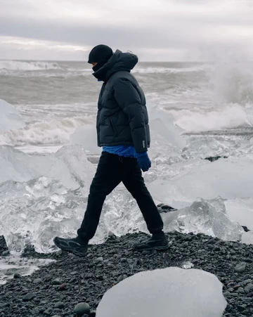 Nonnative Mizuno Wave Mujin TL GTX Mid Lookbook Motion von der Seite