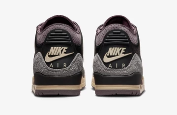 A Ma Maniére x Air Jordan 3 Flat Pewter Paar Ferse