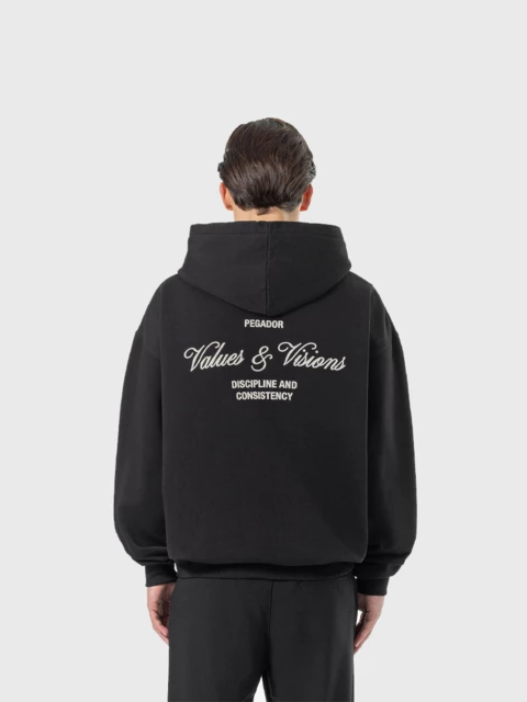 Bronson Oversized Hoodie Washed Black  Image