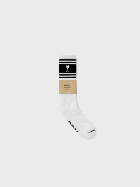 AMI Paris ADC Striped Socks Image