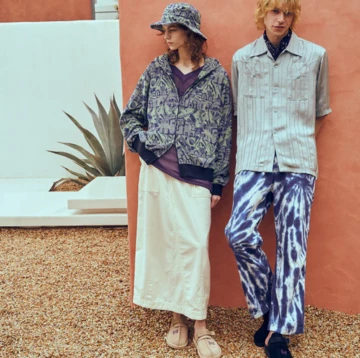 Needles BEAMS Reebook Beatnik Pack Tragebild Black und Beige