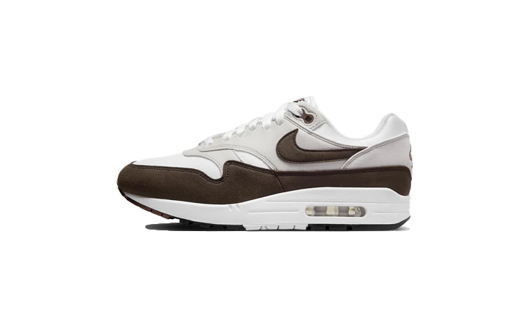 Der Air Max 1 Baroque Brown von außen auf weißem Hintergrund