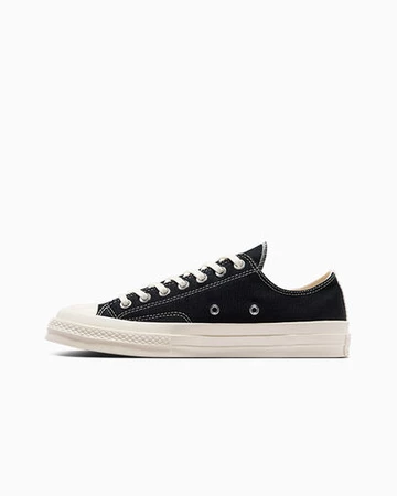 CDG Converse Chucks Single Heart Low black Innenseite